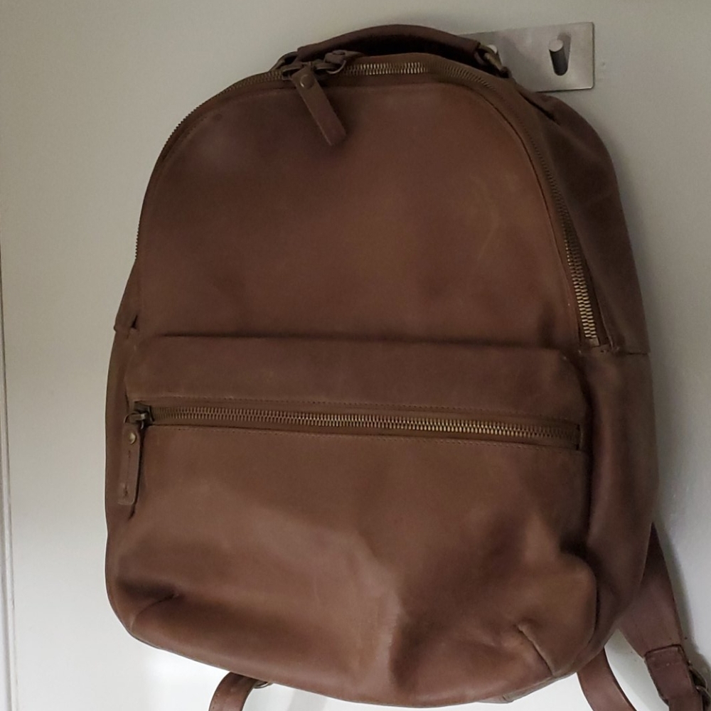 Shinola Runwell Backpack - Brown leather